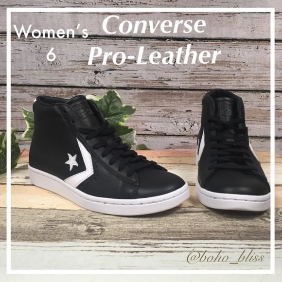ladies black leather high tops